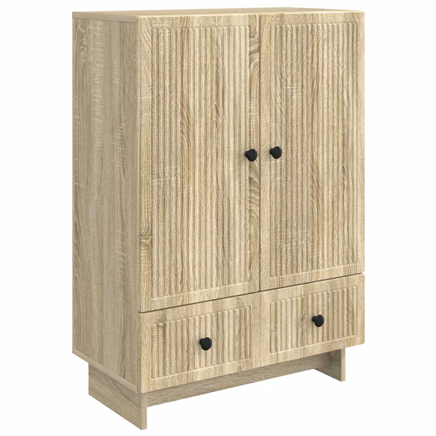 Buffet Chêne Sonoma 66 x 34,5 x 95 cm Bois d’ingénierie - 2