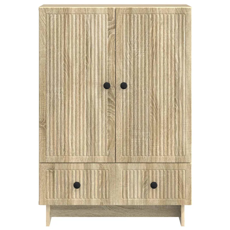 Buffet Chêne Sonoma 66 x 34,5 x 95 cm Bois d’ingénierie - 7