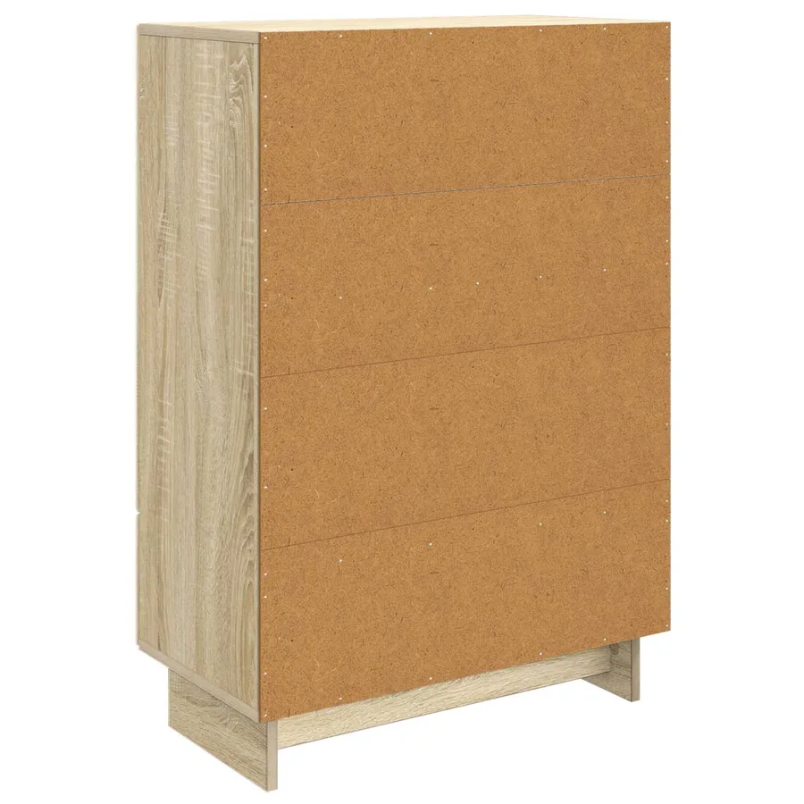 Buffet Chêne Sonoma 66 x 34,5 x 95 cm Bois d’ingénierie - 9