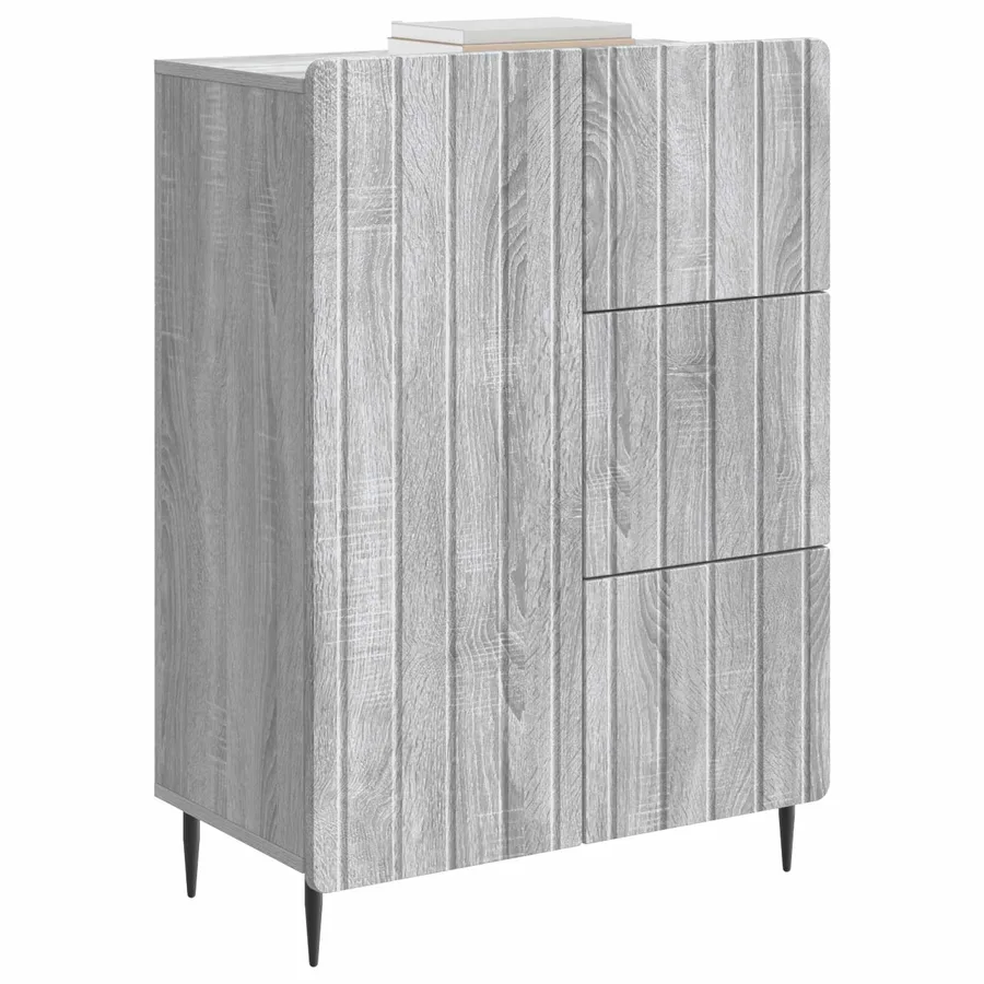 Buffet Sonoma gris 66 x 34,5 x 91,5 cm Bois d'ingénierie - 3