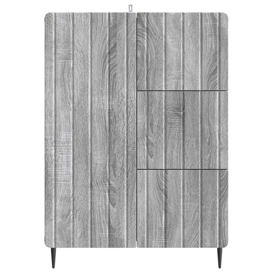 Buffet Sonoma gris 66 x 34,5 x 91,5 cm Bois d'ingénierie - 6