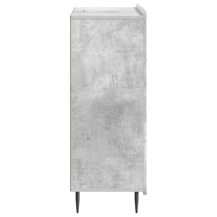 Buffet Gris béton 66 x 34,5 x 91,5 cm Bois d'ingénierie - 7