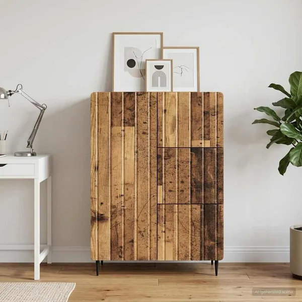 Buffet Bois ancien 66 x 34,5 x 91,5 cm Bois d'ingénierie
