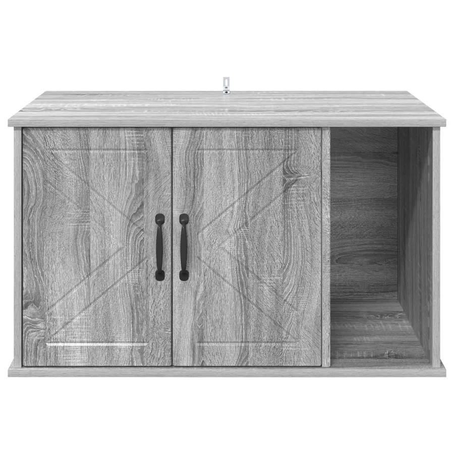 Maison pour chat Gris Sonoma 85 x 55 x 50 cm Bois d'ingénierie - 6