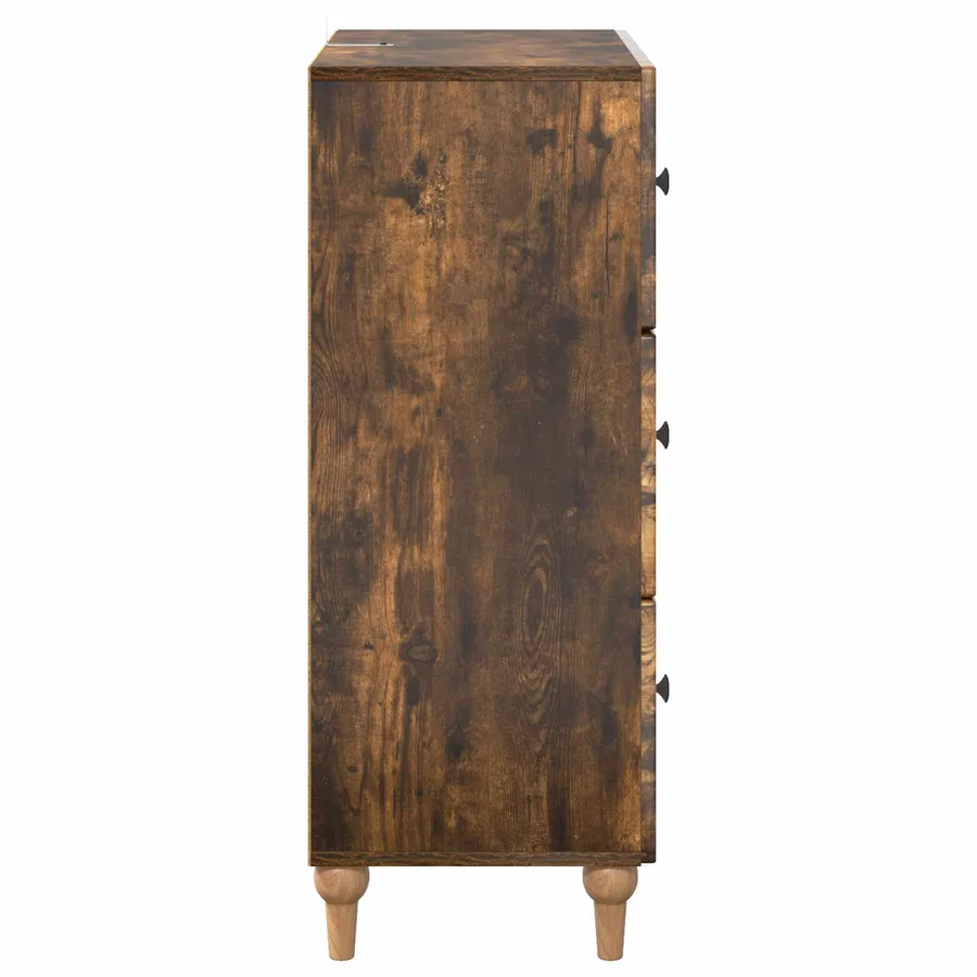 Armoire à tiroirs Chêne fumé 66 x 34,5 x 90 cm - 7