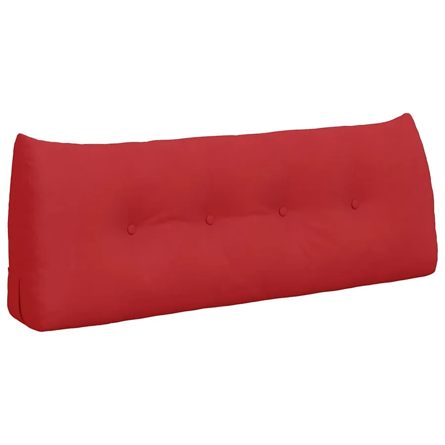Coussin de Dos Rouge 120 x 24 x 50 cm tissu - 2