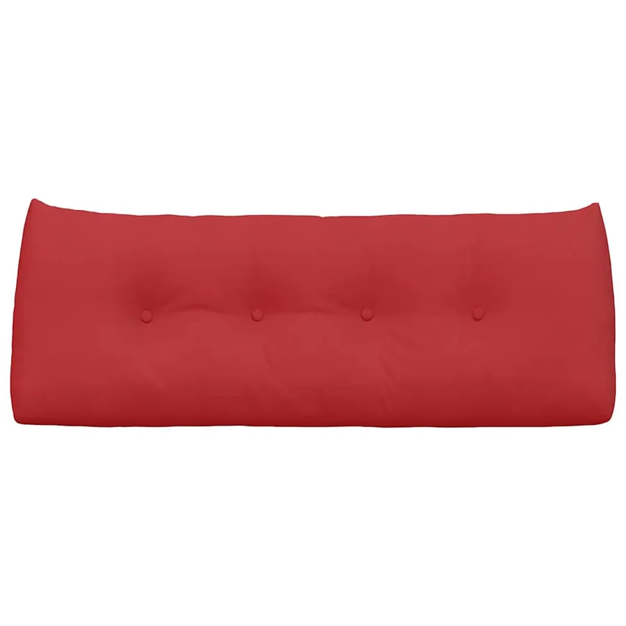 Coussin de Dos Rouge 120 x 24 x 50 cm tissu - 6