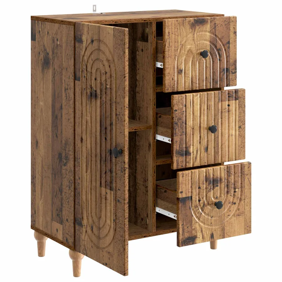 Buffet Bois ancien 66 x 34,5 x 90 cm Bois d'ingénierie - 5