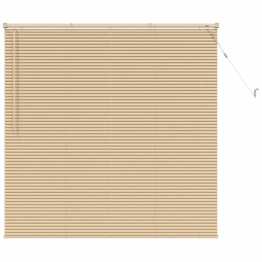 Store Vénitien Marron clair avec motif 150 x 140 cm 25 mm PVC - 2