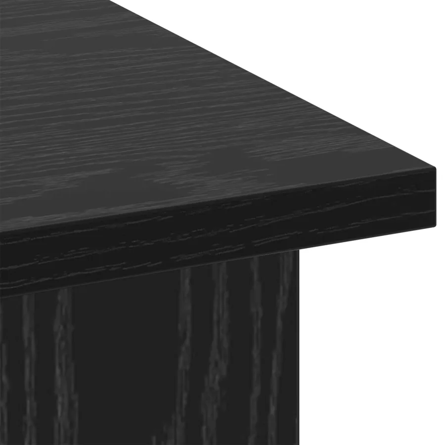 Support de télévision Chêne noir 100 x 40 x 50 cm - 8