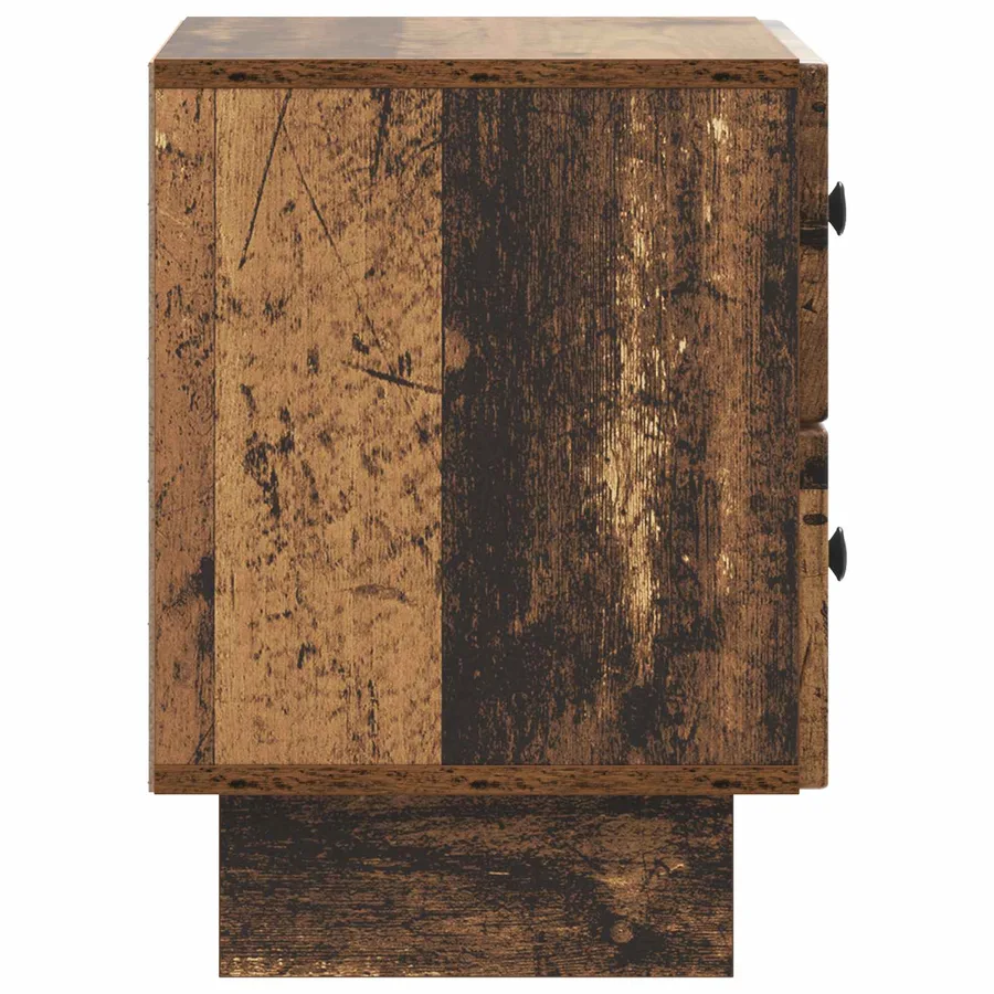 Cabinet de chevet avec tiroir Bois ancien 43 x 34,5 x 47,5 cm - 6