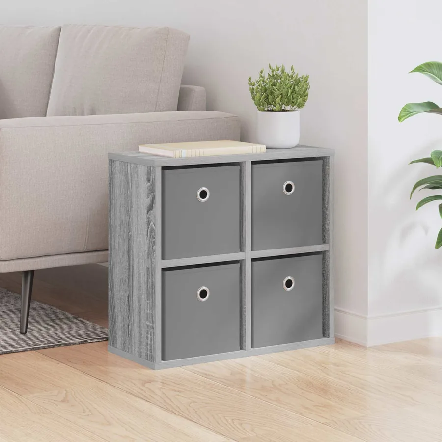 Buffet avec tiroir Gris Sonoma 49,5 x 22 x 47 cm