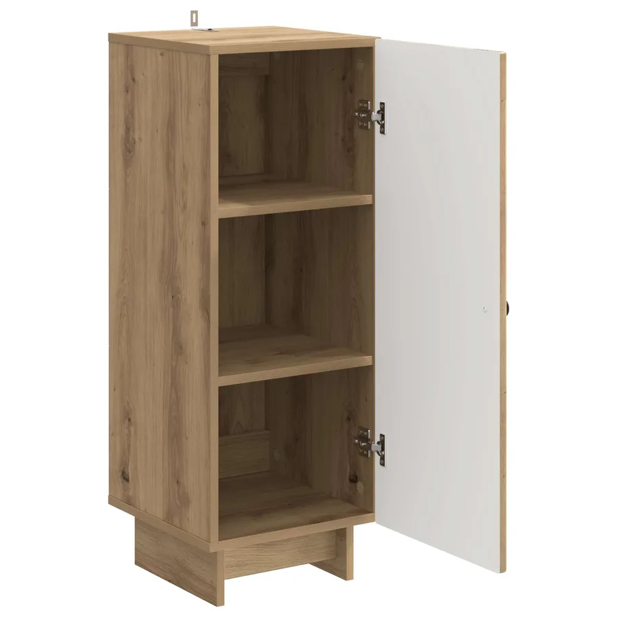 Buffet Chêne artisanal 33 x 34,5 x 90 cm Bois d'ingénierie - 5