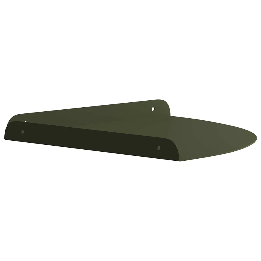 Étagère flottante avec étagère 2 pcs Vert olive 24 x 24 x 2 cm - 6