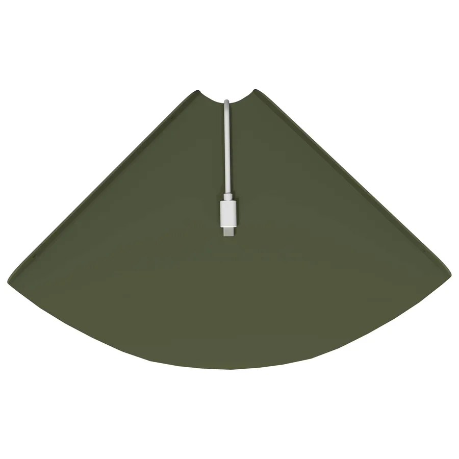 Étagère flottante avec étagère 2 pcs Vert olive 24 x 24 x 2 cm - 9