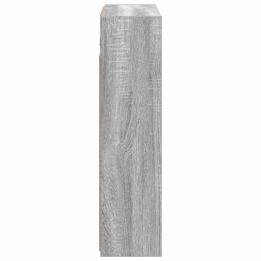 Armoire Miroir de Salle de Bain Gris Sonoma 63,5 x 16 x 62,5 cm - 7