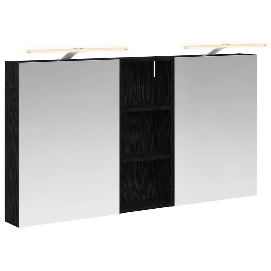 Ensemble de Meubles de Salle de Bain 3 pcs 130 x 14,5 x 70 cm - 2