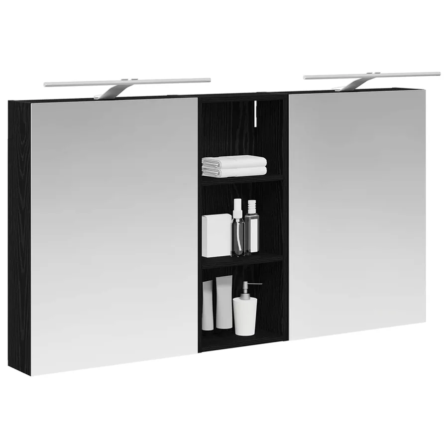 Ensemble de Meubles de Salle de Bain 3 pcs 130 x 14,5 x 70 cm - 3
