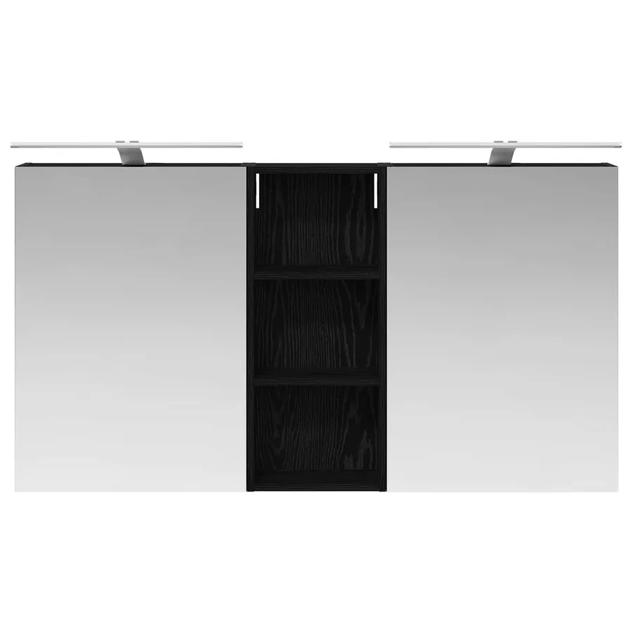 Ensemble de Meubles de Salle de Bain 3 pcs 130 x 14,5 x 70 cm - 6