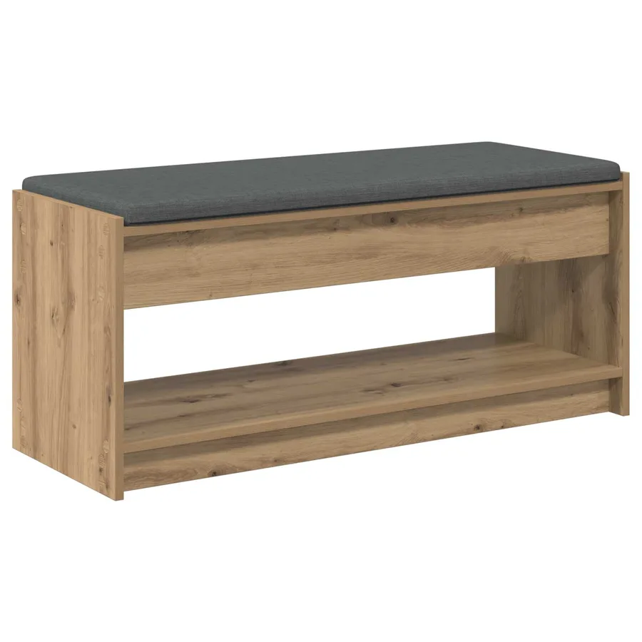 Banc d'entrée Chêne Artisanal 103 x 38 x 45 cm - 7