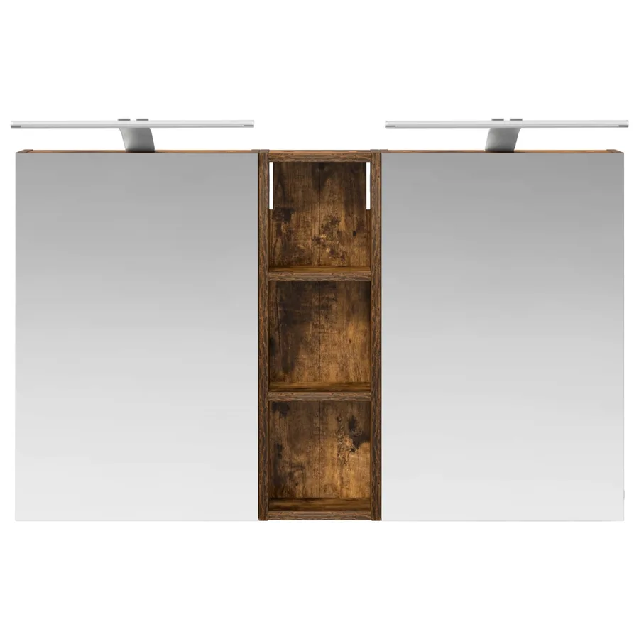 Ensemble de Meubles de Salle de Bain 3 pcs 100 x 10,5 x 60,5 cm - 6