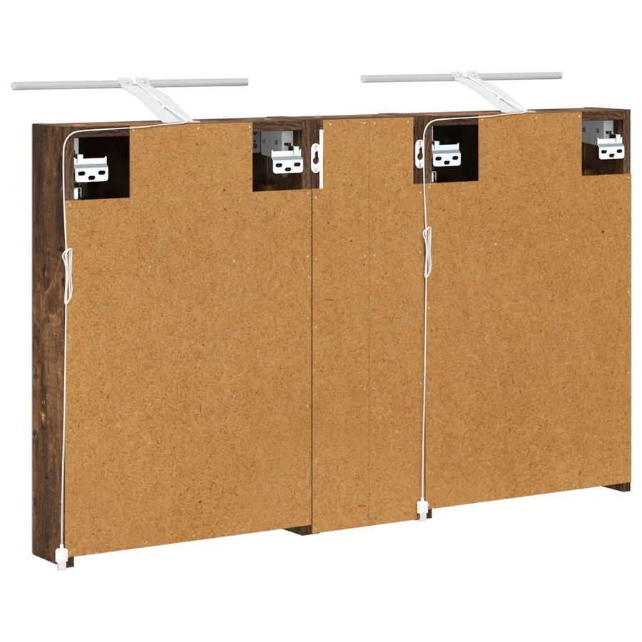 Ensemble de Meubles de Salle de Bain 3 pcs 100 x 10,5 x 60,5 cm - 9