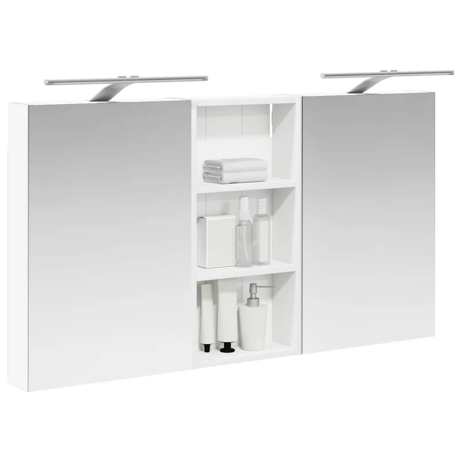 Ensemble de Meubles de Salle de Bain 3 pcs 110 x 10,5 x 60,5 cm - 3