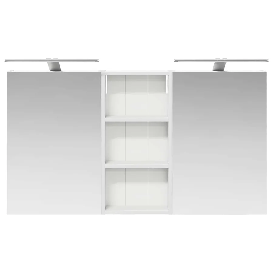 Ensemble de Meubles de Salle de Bain 3 pcs 110 x 10,5 x 60,5 cm - 6