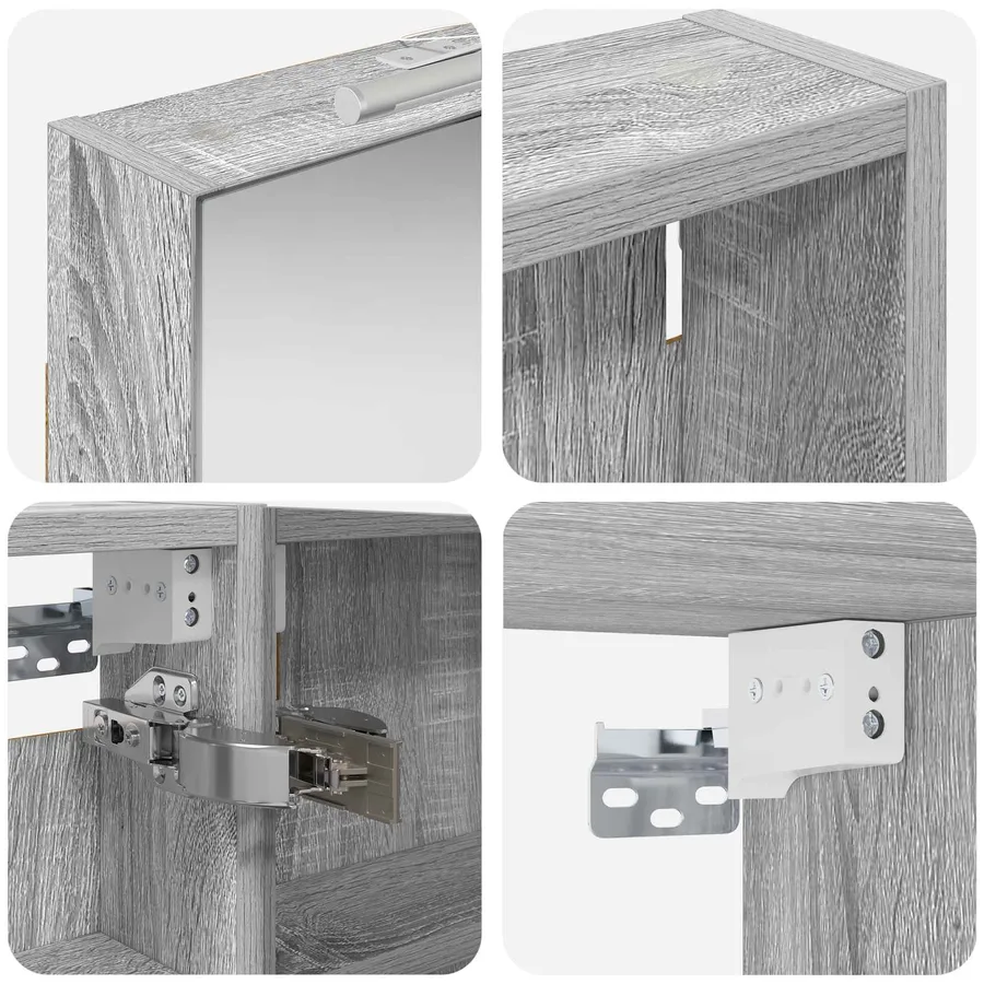 Ensemble de Meubles de Salle de Bain 3 pcs 120 x 10,5 x 60,5 cm - 8