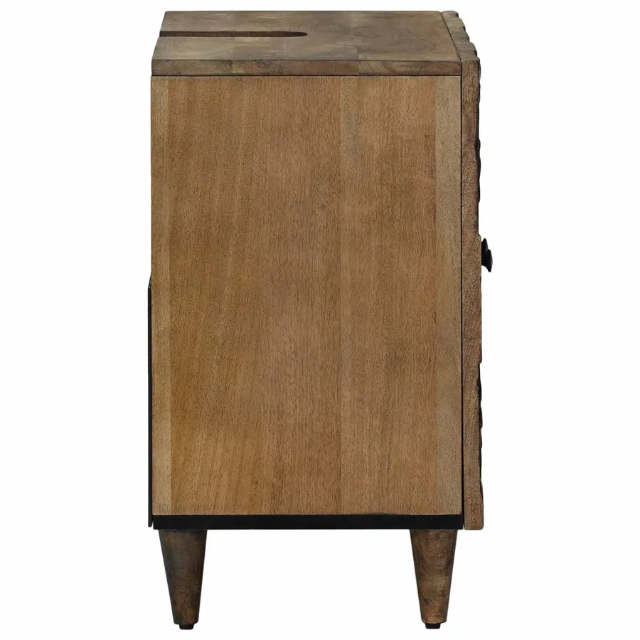Meuble sous Lavabo de Salle de Bain Marron 62 x 33 x 58 cm - 4