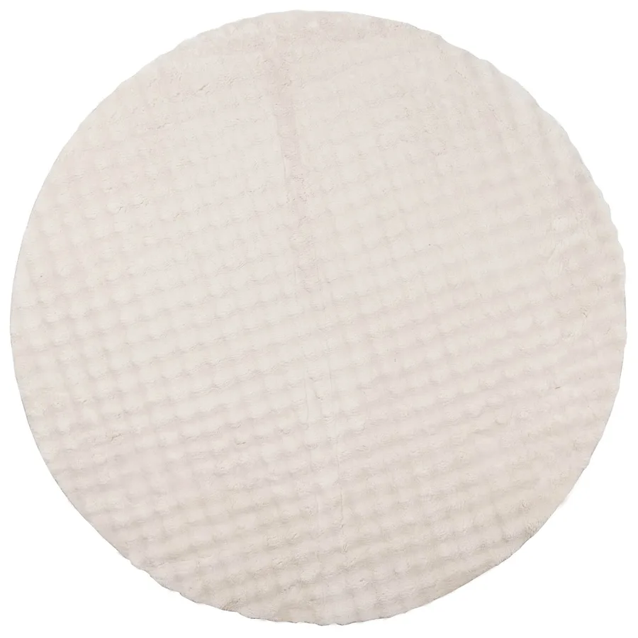 Tapis de surface Rond SIROLO Beige Ø 160 CM Polyester - 2