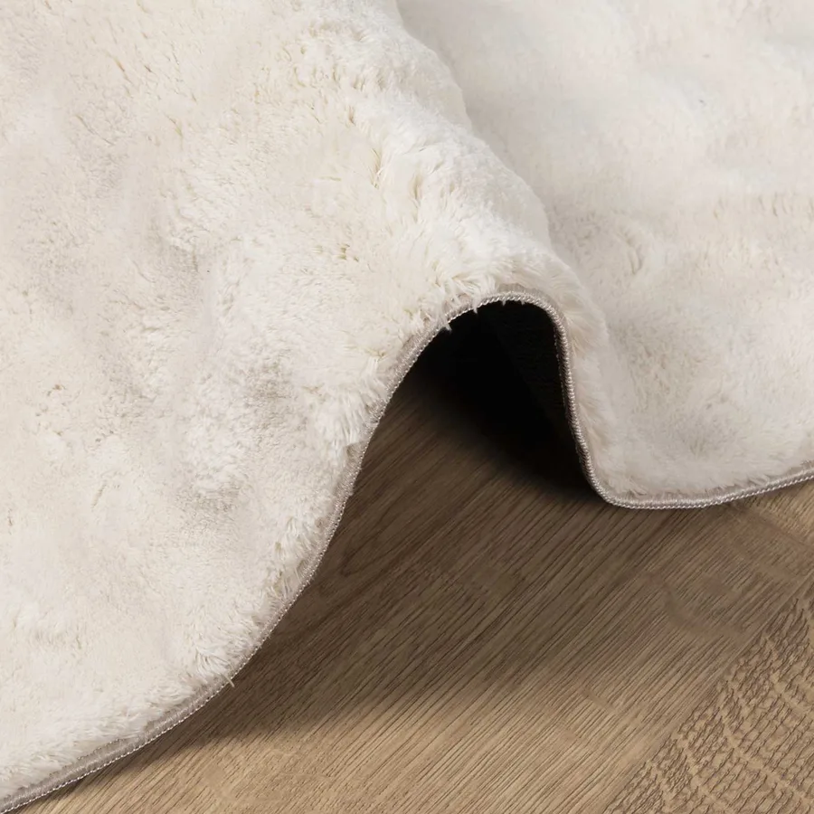 Tapis de surface Carré SIROLO Beige 120 x 120 cm Polyester - 5
