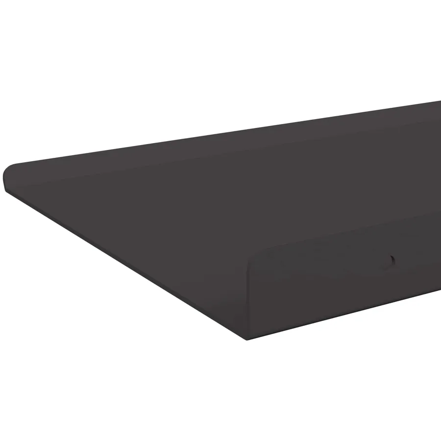 Étagère flottante 2 pcs Noir 40 x 17,5 x 2,5 cm Acier - 7