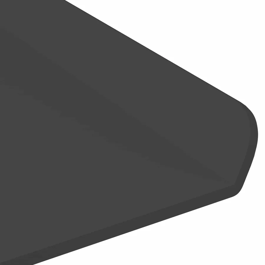 Étagère flottante 2 pcs Noir 40 x 17,5 x 2,5 cm Acier - 9