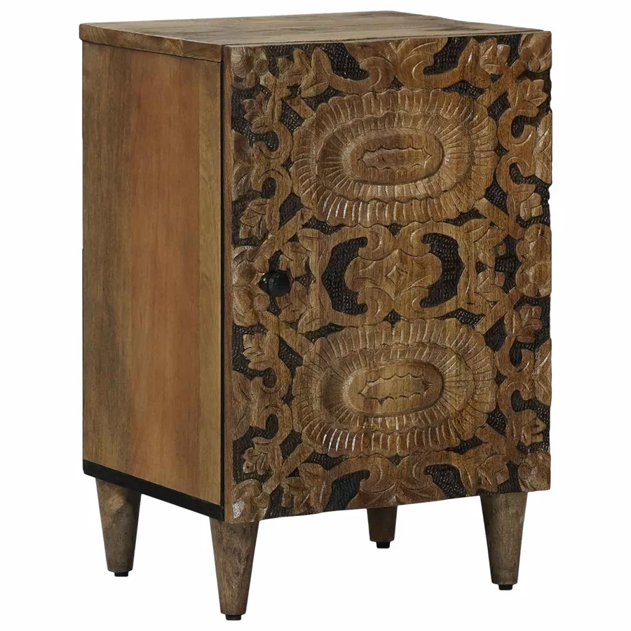 Armoire de salle de bain avec stockage Marron 38 x 33,5 x 58 cm
