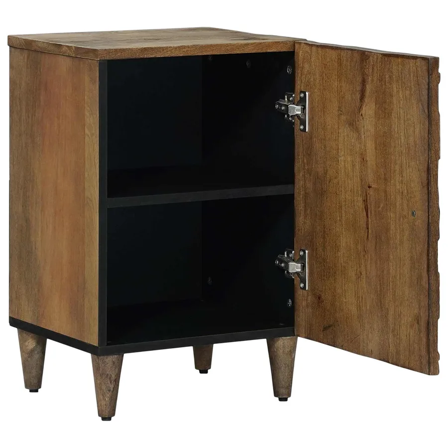 Armoire de salle de bain avec stockage Marron 38 x 33,5 x 58 cm - 2