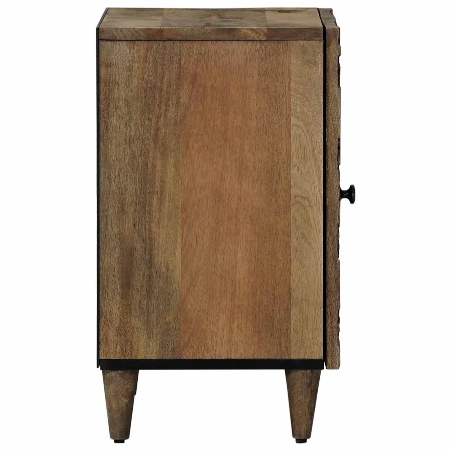 Armoire de salle de bain avec stockage Marron 38 x 33,5 x 58 cm - 4