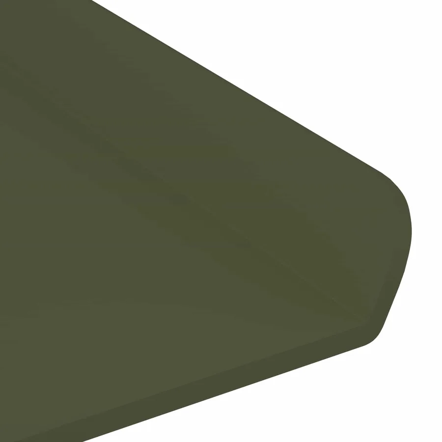 Étagère flottante 2 pcs Vert olive 40 x 8,5 x 2,5 cm Acier - 9