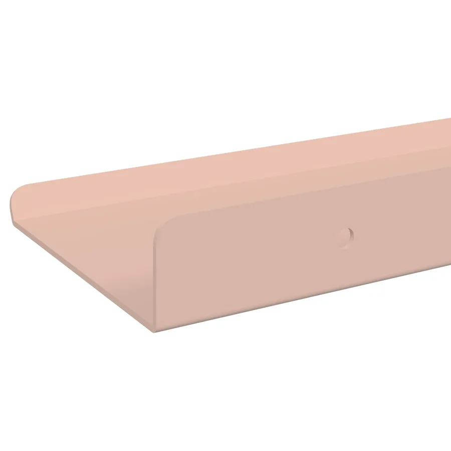 Étagère flottante 4 pcs Rose 80 x 9 x 2,5 cm Acier - 7