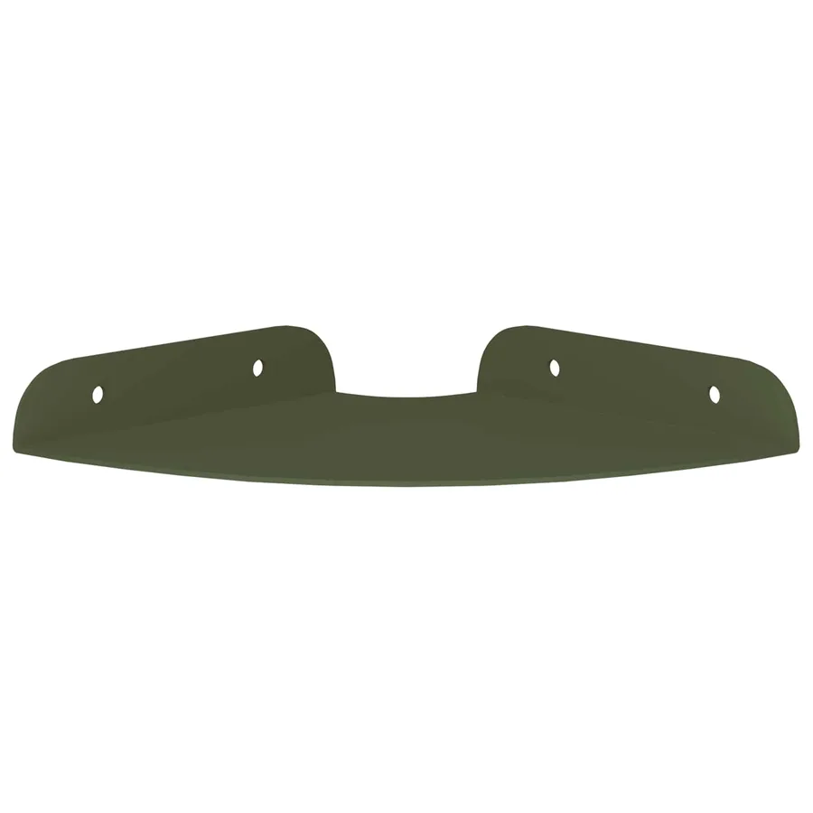 Étagère flottante avec étagère 4 pcs Vert olive 15 x 15 x 2 cm - 5