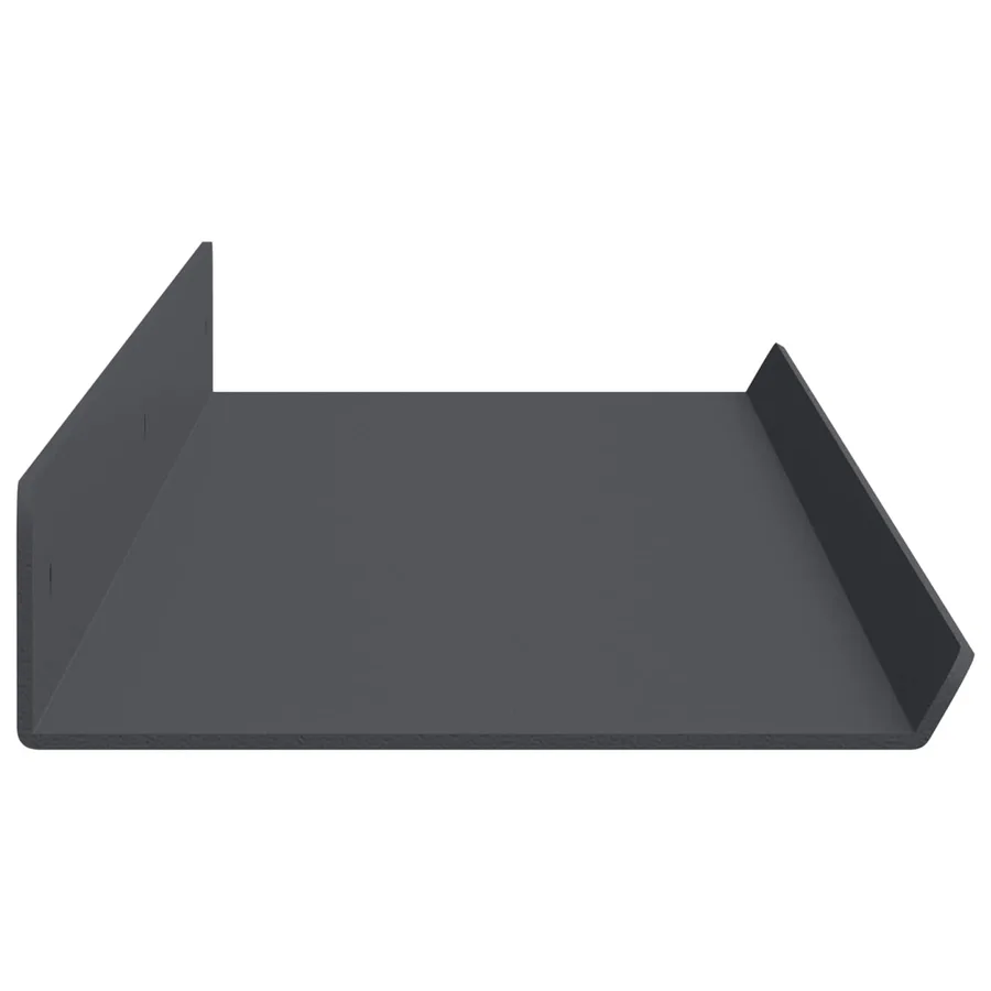 Étagère flottante 4 pcs Anthracite 80 x 9 x 2,5 cm Acier - 6