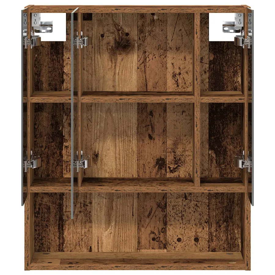Armoire Miroir de Salle de Bain Bois ancien 60 x 14.5 x 70 cm - 6