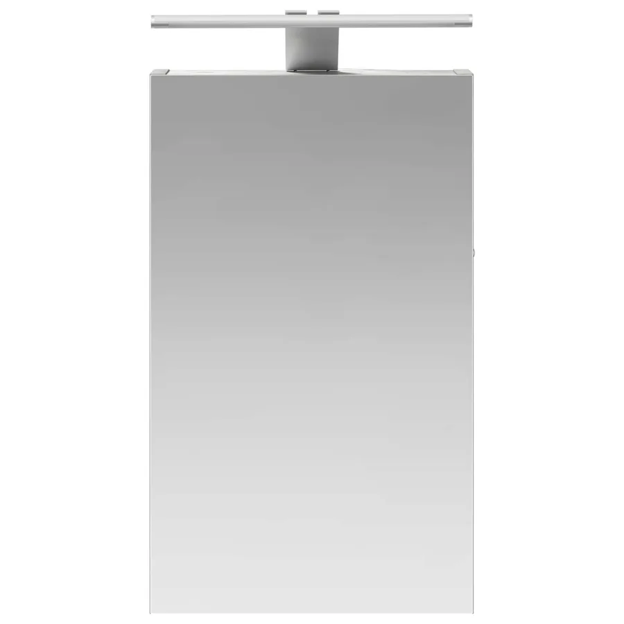 Armoire Miroir de Salle de Bain Gris béton 30 x 10,5 x 50 cm - 6