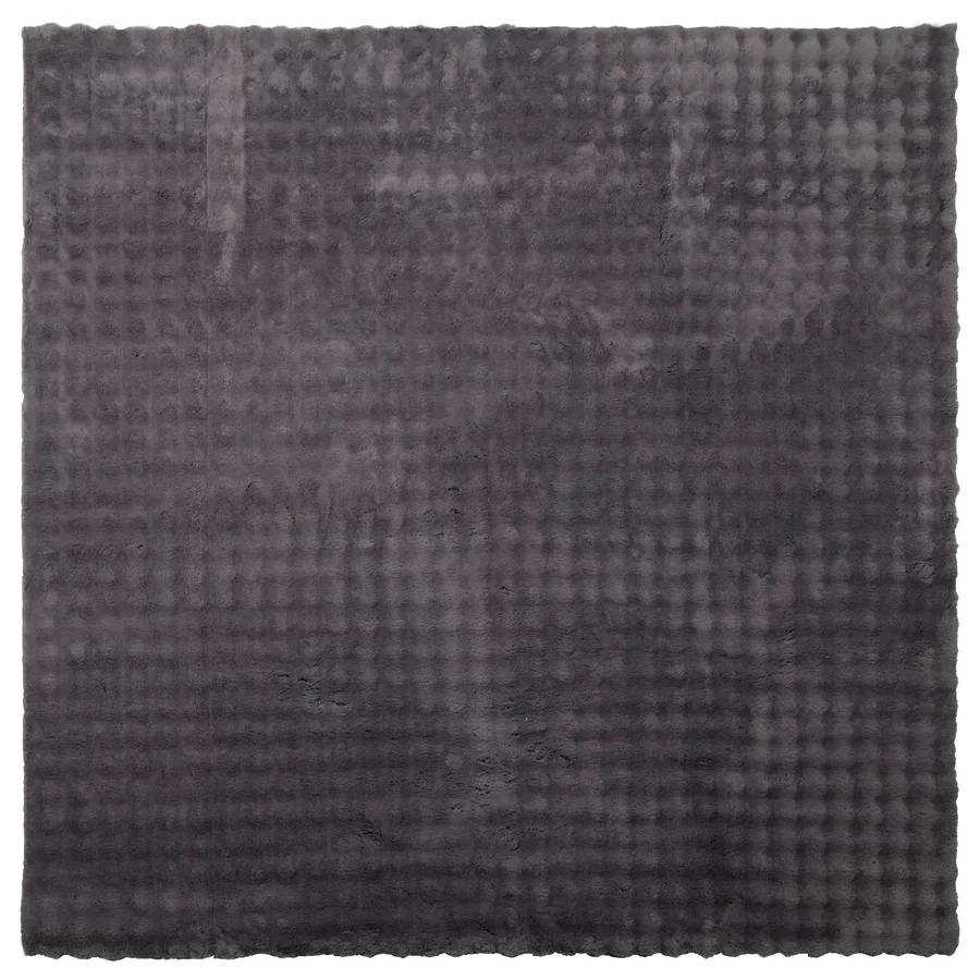 Tapis de surface Carré SIROLO Anthracite 200 x 200 cm Polyester - 2
