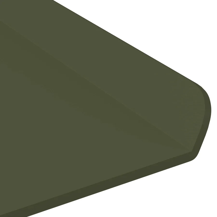 Étagère flottante 4 pcs Vert olive 80 x 18 x 2,5 cm Acier - 9