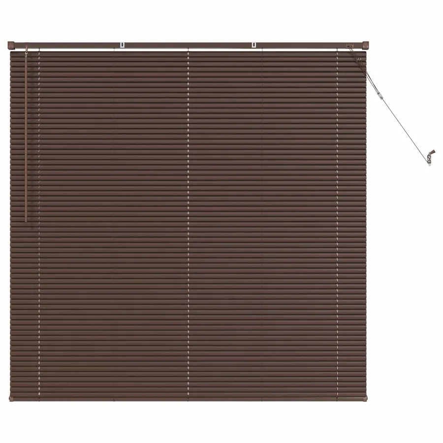 Store Vénitien Marron foncé 160 x 150 cm 25 mm PVC - 2