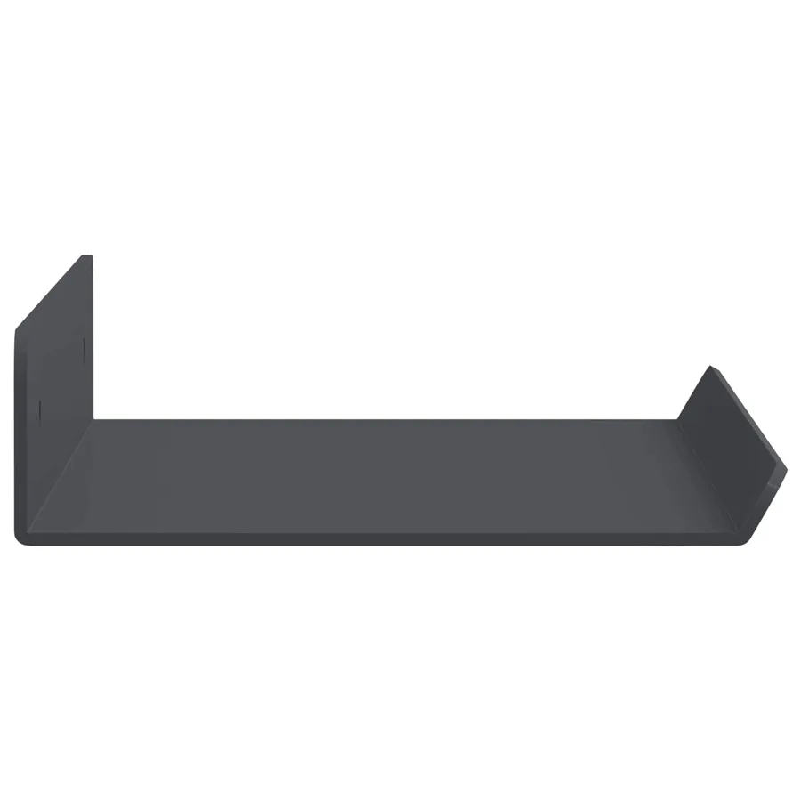 Étagère flottante 2 pcs Anthracite 30 x 9 x 2,5 cm Acier - 6