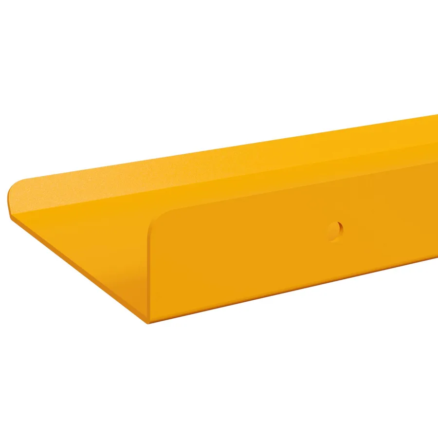 Étagère flottante 2 pcs Jaune moutarde 30 x 9 x 2,5 cm Acier - 7