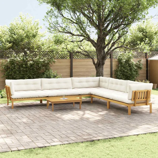 6 Pièce Unité du canapé en palette de jardin