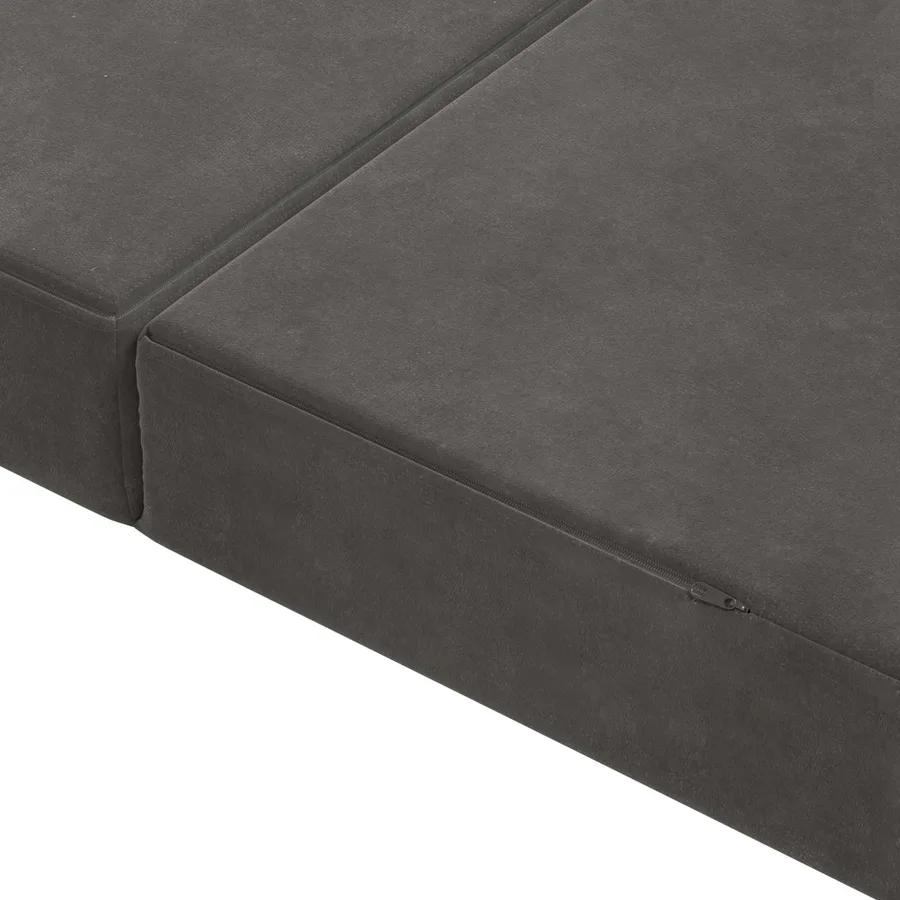 Canapé-lit pliable 200 x 67 x 45 cm Gris foncé - 7